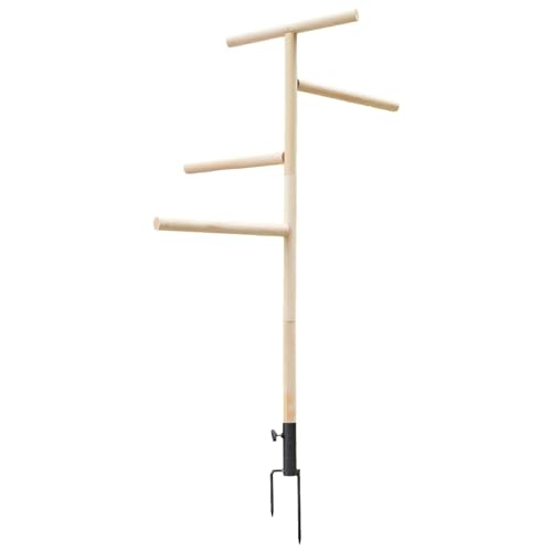 Perchas Infantiles Madera de Pie Marca Generic