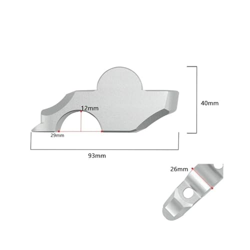 Abrazadera para manillar de motocicleta 28 mm elevador compatible con NINE T 2014 a 2022 4
