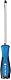 BRILLIANT TOOLS BT031022 Schraubendreher Schlitz mit Schlagkappe, 8,0 x 150 mm [Powered by KS TOOLS]