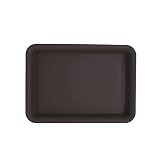 KIZQYN Planter Caddies Frosted Resin Thickened Plastic Rectangular Flower Pot Tray Pot Holder Water