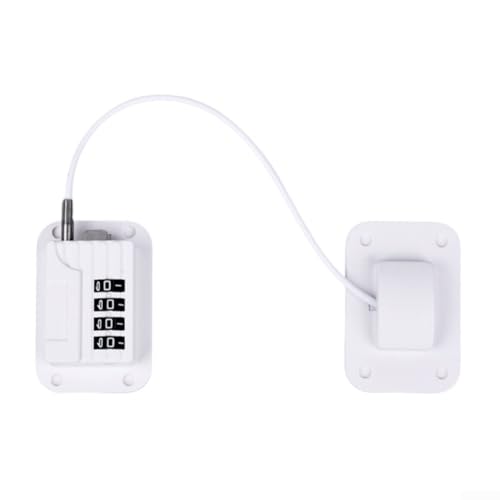 La seguridad de tus hijos con esta cerradura de refrigerador diseñada para evitar aberturas accidentales (blanco)
