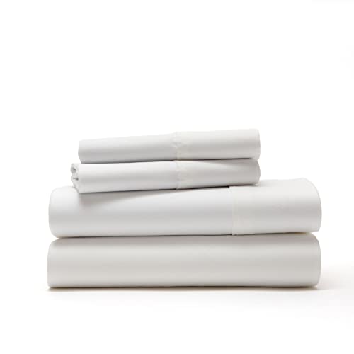 CC CHIC Bamboo 1800 Series Luxury Bed Sheets - Eco-Friendly, Hypoallergenic and Wrinkle Resistant Rayon Derived from Bamboo (Queen, Ivory)