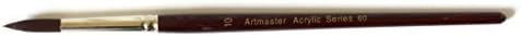 Artmaster Acrylic Paint Brush , Series 60 Round Brushes , 12 Sizes (0)