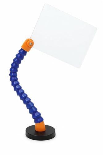 Machine Safety Guard w/Magnetic Base, 8" x 6" Polycarbonate Safety Shield, 15" Reach Hose Arm, Chip & Coolant Splash Guard for Lathes, Mills & Drill Presses