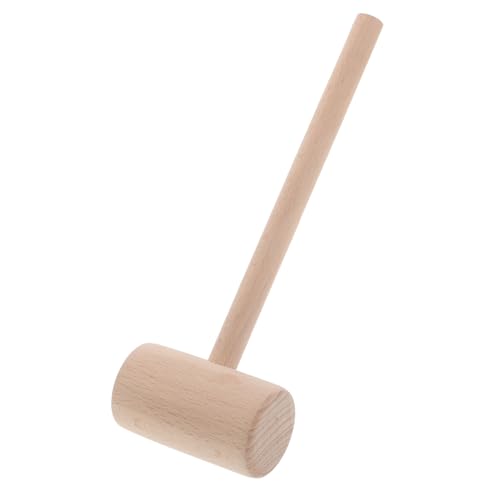 YARNOW Marteau En Bois Hêtre Pour Travail Du Cuir Et Bois Certifié Équilibré Manche Ergonomique Outil Artisanal De Sculpture Bricolage Cuir