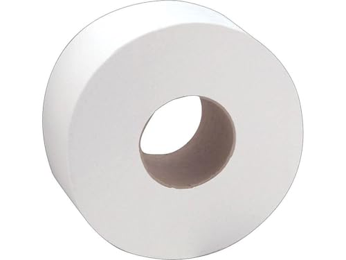 Papernet Sofidel 1-Ply Jumbo Toilet Paper, White, 1000/Roll, 8 Rolls/Carton (410050)