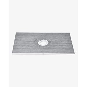VEVOR 38″x60″ Shower Kit with Curb, Waterproofing Membrane Thickened Shower Base EPS Material, 6.3″ Central Drain Easy to Cut with 2 Waterproof Cloths, Shower Pan Slope Sticks Fit, for Bathroom