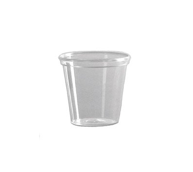 C-Comet Shot Plas Portion Cup 1Oz Cle 50/50