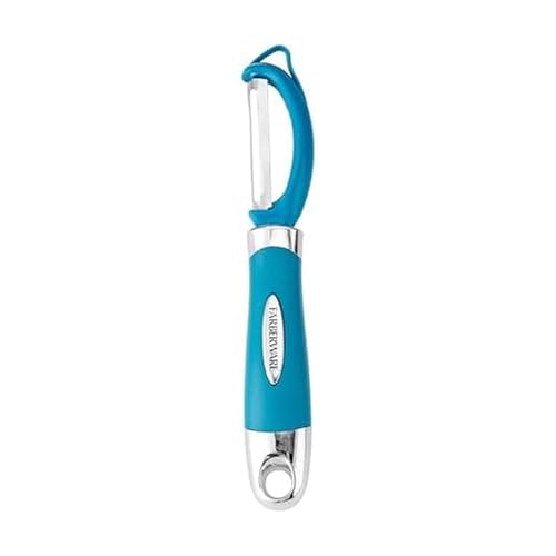 Farberware Euro Vegetable Peeler with Swivel Blade Dark Teal - image 1
