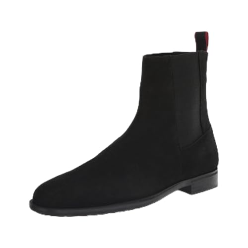 Image of HUGO mens Smooth Suede Pull on Chelsea Boot