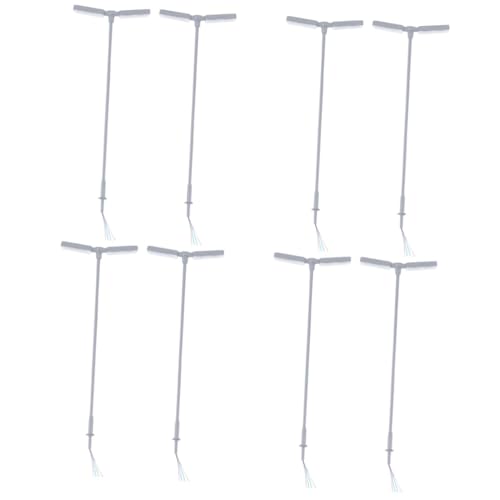 CORHAD 4sets Sturdy Bonsai Lamps Decorative Miniature Street Lamp for Model Houses Mini Garden Models 2pcs*4