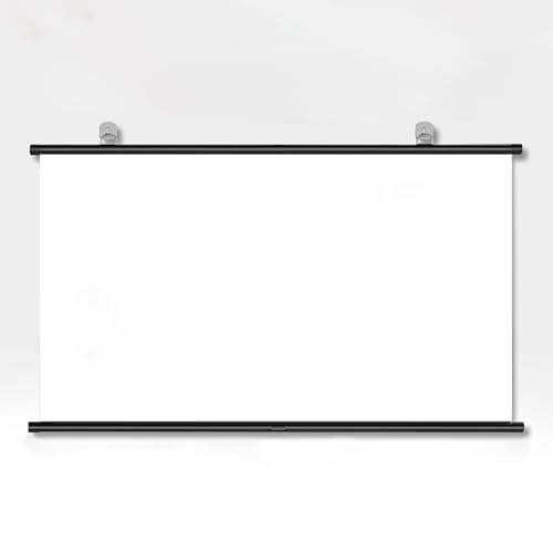 Pantalla portátil manual para proyector 72 pulgadas miniatura 1
