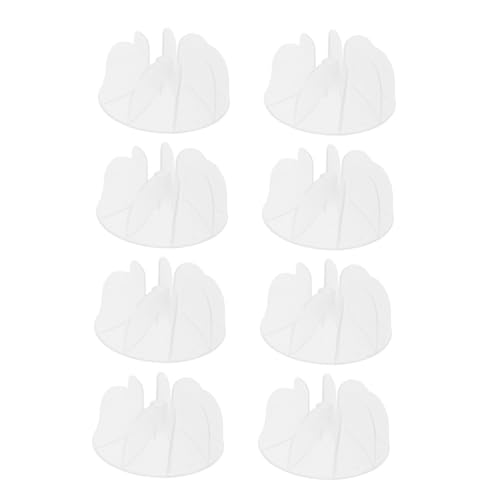 Healeved 8 Cuchillas De Repuesto Para Secador De Pelo Ventilador Kit De Reparación Piezas De Repuesto Cuchillas Para Secador De Aire Plástico Transparente