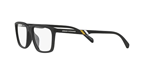 Image of Armani Exchange mens Ax3089u Universal Fit Square Prescription Eyewear Frames