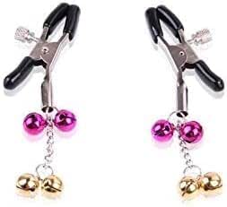 HAILINLING SMグッズ コスプレニップルクリップ 乳首クリッパー 乳枷ショートチェーン四鐘 刺激グッズ [アダルト]