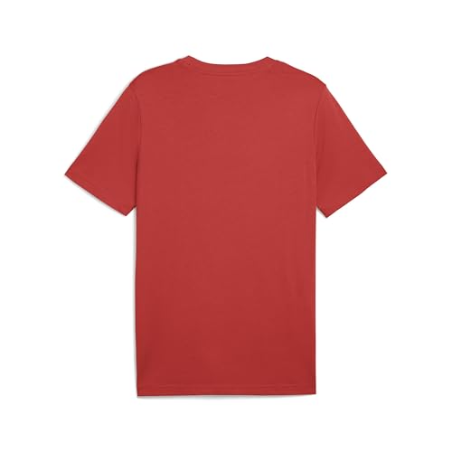 Puma Men's Regular Fit Tees (684717_Red Fire