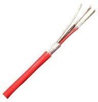 BELDEN 88760 002500 CABLE, SHLD MULTIPR, 1PR, 18AWG, 500FT, 300V, RED