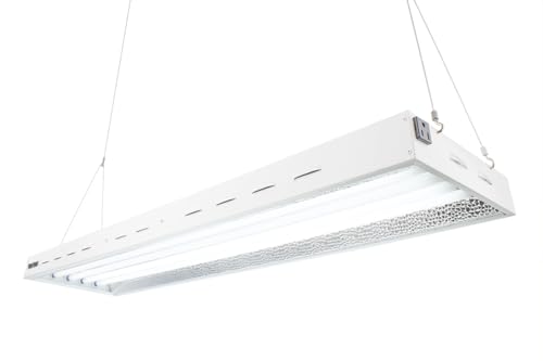 LumiaStar 4Ft 4Lite T5 Grow Lights Panel 6500K Full Sun Light 20000 Lumen Output