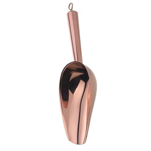 Cuchara de hielo industrial de acero inoxidable resistente y suave para triturar fácilmente aperitivos o gránulos, cuchara de hielo de acero inoxidable resistente