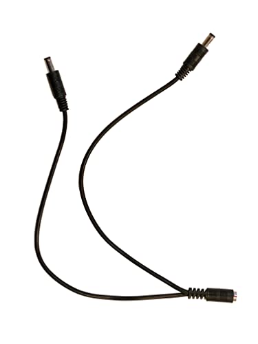 Keen Eye Inc. Pack de 5 cables DC Power Y Splitter 5.5mm x 2.1mm miniatura 3
