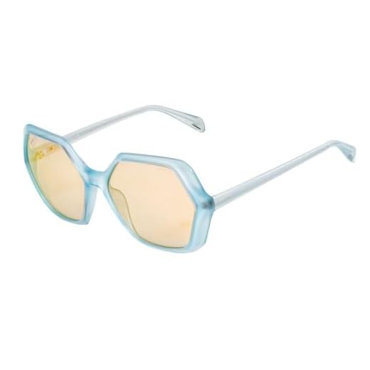 Police SPLA98, Gafas de sol Unisex adulto, Light Blue/Grey, 58