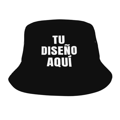ROHBVMN Gorra Personalizadas - Sombrero de Pescador Personalizada, Gorras Personalizable con Texto y Foto, Personalizar tu para Hombres y Mujeres, Gorras para el Sol Cubo Pescador Playa de Arena