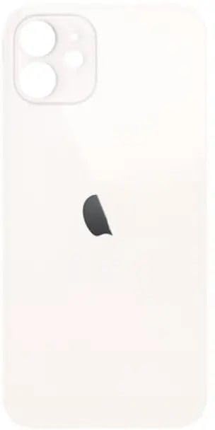 Vravmo Compatible with Apple iPhone 12 Mini (White) Back Panel