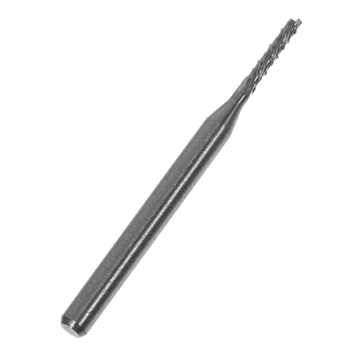 NUOBESTY Mango de fresado de molienda de acero tungsteno broca rotatoria carpintería archivo de fresas rotativas broca rotativa de alta velocidad piezas de grabador Acero de tungsteno Plata