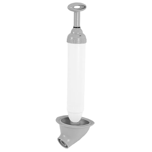 ZYEKIU Desatascadorde Tuberíascon Aire Comprimido, Desatascador Embolo Inodoro Cabezas Pistón Lavabo, Alta PresiTuberias Vacío Succión Desagüe Potente Airedesatascador sa Presion Desatascador (Blanco)