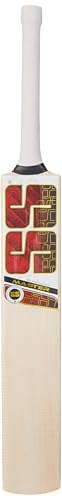 Image of SS Master KW Size-6 Bat, 1000 Grams, Short Handle for Men, Premium Willow for Leather Ball, Lightweight, Strong Grip, Shock Absorption, Ideal for Professional Players