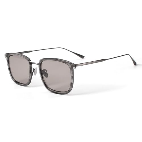 Lunettes de soleil titane UV400 : l'élégance rétro haut de gamme pour homme et femme