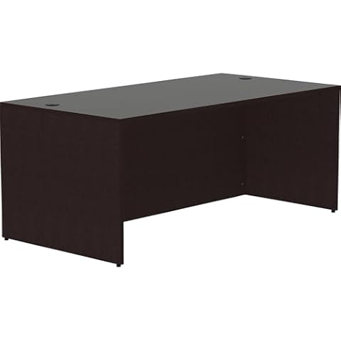 Lorell Espresso Laminate Desk LLR18209 Cover