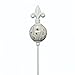 dio only for you Metallstecker mit Blumenmuster 83cm. Gartendekoration, Gartenstecker mit Keramik-Kugel, Blume