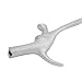 SPYMINNPOO Fencing Foil Epee Handle, Left Hand Grip Insulate Alternative Sword Handle Bare Replacement Grip