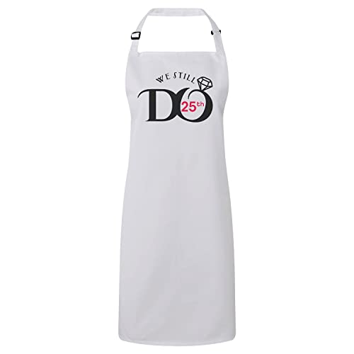 Tablier cuisine idée cadeau couple pour 25ème anniversaire mariage