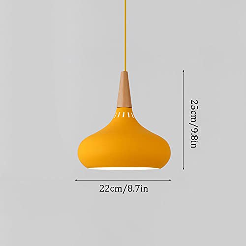 Lustre suspension macaron gris en métal pour éclairage de plafond