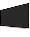 KATUMO Speed Gaming Alfombrilla XL Mousepad Alfombrilla Gaming Negro 60x30cm Base de Mesa Grande Precisión y Velocidad en Juegos Antideslizante