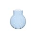 UKKO Bouillotte Thermos Couleur Massif Épaissie Silicone Eau Chaude Bouteille Anti-Explosion d'eau Portable Bouteille d'eau Chaude Ménage Articles-Blue S