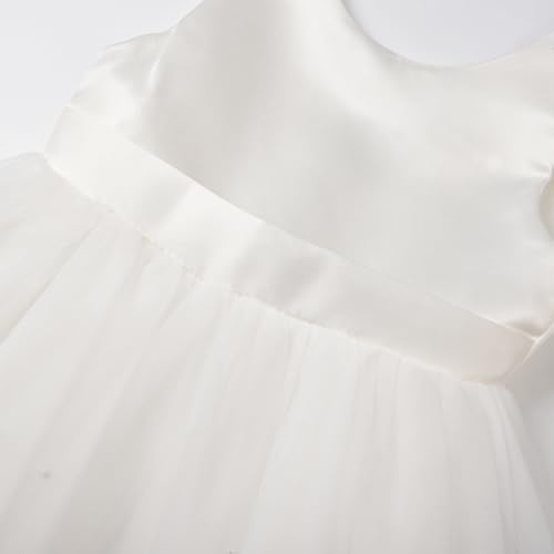 Image of JerrisApparel Flower Girls Dress Wedding Satin Dresses Princess Birthday Party Prom Ball Gown