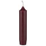 Ib Laursen - Short candles - red - burn time: 4.5 hours - set of 6