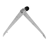 LOORGVEL Stainless Steel Neurologischer Reflexhammer mit Maßstab Medizinisches Diagnosewerkzeug Leicht und Tragbar für medizinische Einrichtungen und Hausgebrauch