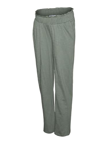 Mama.licious Mlivy Jrs Pants Noos, Verde ágave, L Mujeres