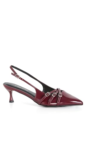 City Chic Women's Sling Back-Wide Fit Mia Fashion Boot2