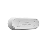Add-on Smart Mailbox Sensor Alarm,Fit for Tuya WiFi Mailbox Alert System White