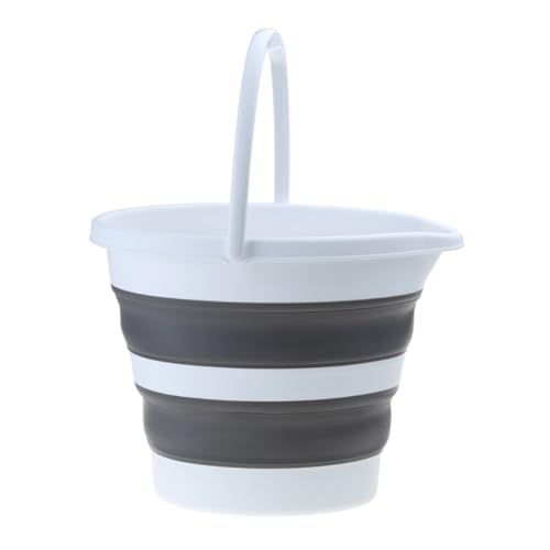 15/5/10L Portable Foldable Water Bucket Folding Buckets with Handle for Backpacking Camping Outdoor Fishing Household