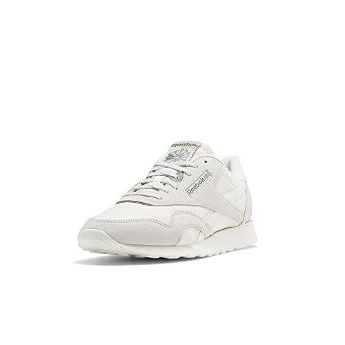 Reebok Men's Classic Nylon Sneaker, White/Light Grey, 15