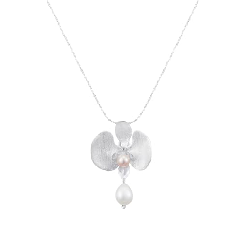 Collier orchidée en perles, le cadeau idéal pour accessoires de costumes