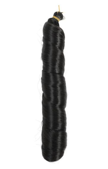 Pre-Stretched Crochet Braiding Hair for Black Women - 24 Inch Smooth Wave Synthetic Hair | Silky & Natural Looking, 4 Packs 150g Each for Full Head