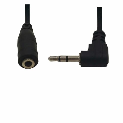 Adaptador Jack Estéreo 2.5mm macho a 3.5mm hembra negro miniatura 1