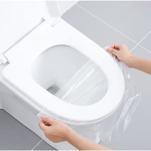 UNAOIWN 30 Pack Toilet Seat Covers Disposable for Travel Friendly Packing for Kids Potty Training and Adult